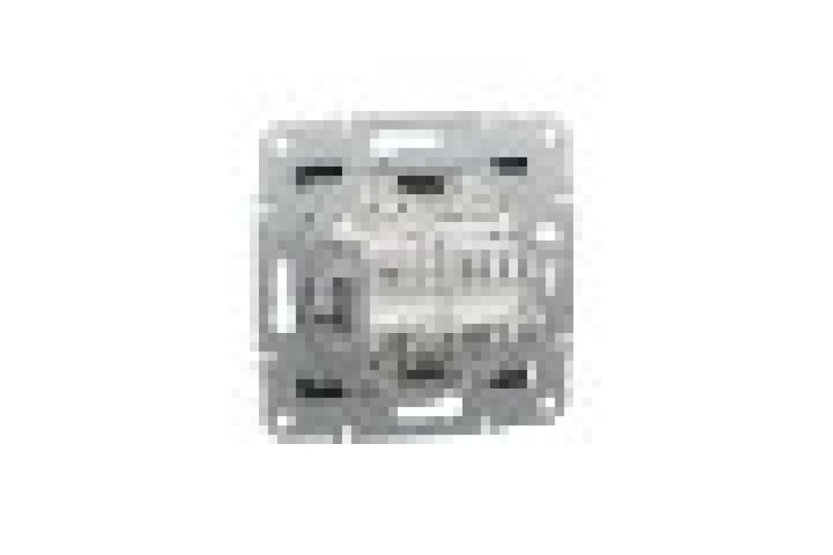 Розетка комп'ютерна RJ45 UTP категорія 6 подвійна Asfora Антрацит (EPH4800171)