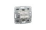 Розетка комп'ютерна RJ45 UTP категорія 6 подвійна Asfora Антрацит (EPH4800171)
