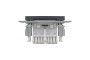 Розетка комп'ютерна RJ45 UTP категорія 6 подвійна Asfora Антрацит (EPH4800171)