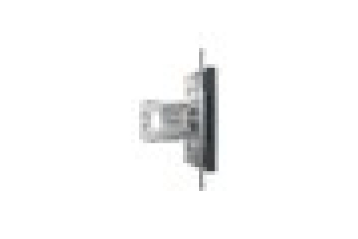Розетка комп'ютерна RJ45 UTP категорія 6 подвійна Asfora Антрацит (EPH4800171)
