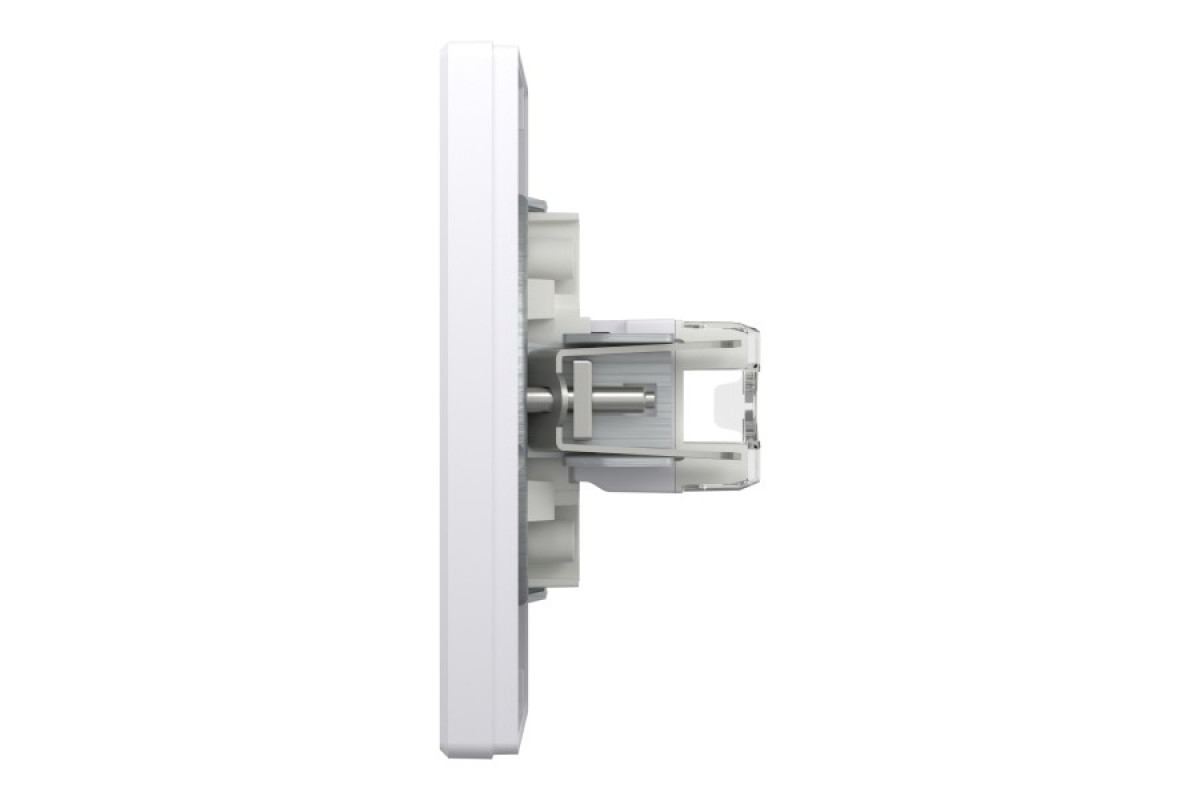 Розетка комп'ютерна RJ45 категорія 5Е І ТЕЛЕФОННА Розетка RJ12 Біла Asfora (EPH4900121)