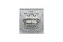 Розетка комп'ютерна RJ45 категорія 5Е І ТЕЛЕФОННА Розетка RJ12 Біла Asfora (EPH4900121)