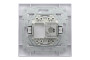 Розетка комп'ютерна RJ45 STP категорія 5Е Біла Asfora (EPH5000121)