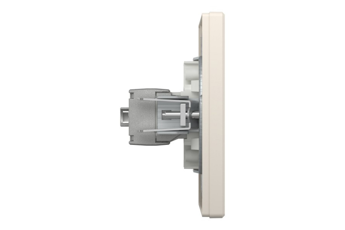 Розетка комп'ютерна RJ45 STP категорія 5Е Крем Asfora (EPH5000123)