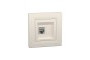 Розетка комп'ютерна RJ45 STP категорія 5Е Крем Asfora (EPH5000123)