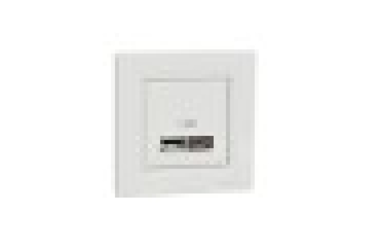 Подвійна USB зарядка 2.4 A Asfora біла (EPH2700321)
