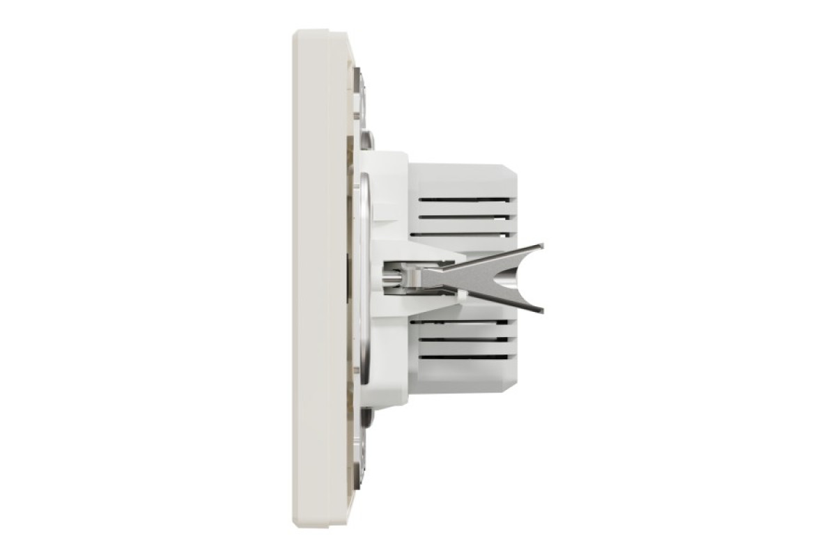 Подвійна USB зарядка 2.4 A Asfora крем (EPH2700323)