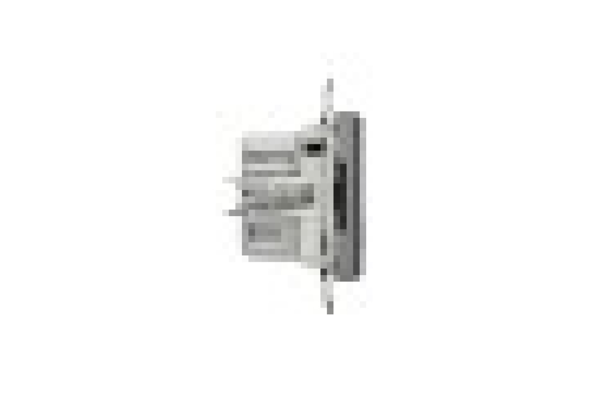 Подвійна USB зарядка 2.4 A Asfora антрацит (EPH2700371)