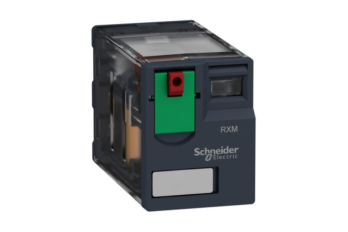 Реле мініатюрне проміжне,4 CO,СЛАБКОСТРУМ.~120В (RXM4GB1F7)