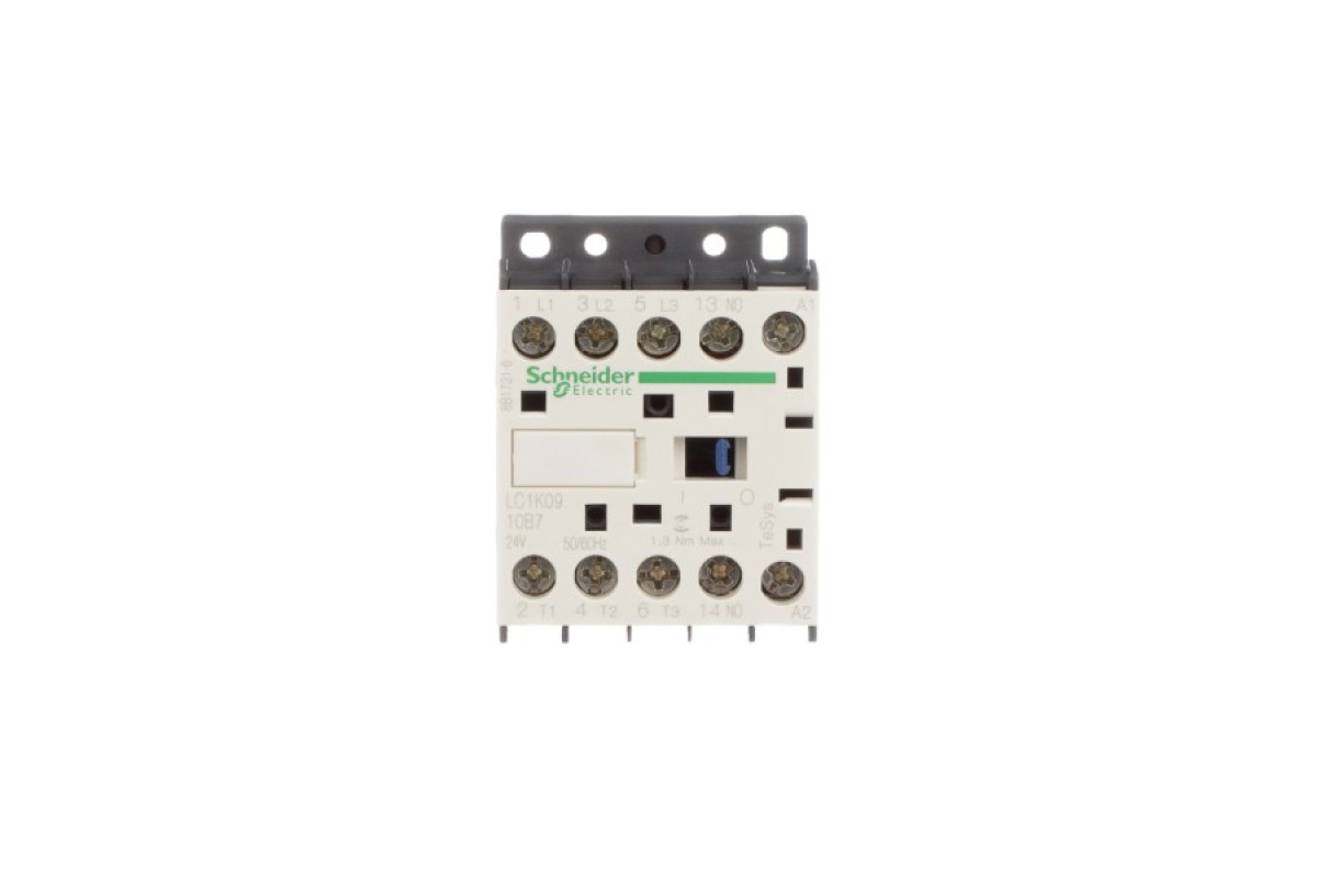 Контактор TeSys K 3P 9A НВ ~24В ГВИНТ (LC1K0910B7)