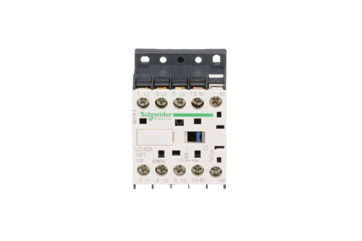 Контактор TeSys K 3P 9A НВ ~110В ГВИНТ (LC1K0910F7)