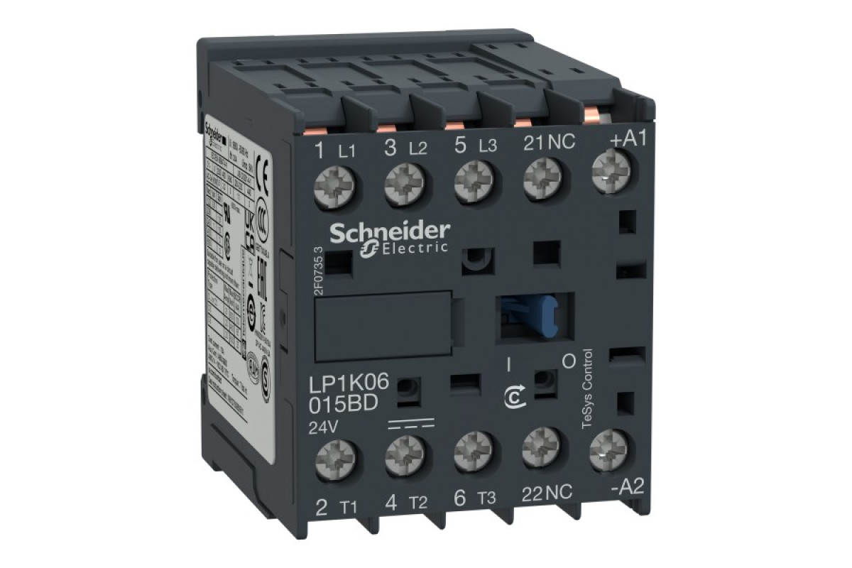 Контактор TeSys K 3P 9A НЗ =24В ПЛАТ (LP1K09015BD)