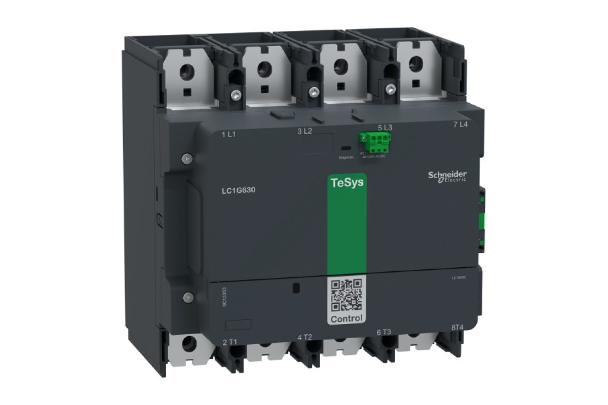 Контактор високої потужності, TeSys Giga 800, standard version, 100…250V широка смуга (LC1G8004KUEN)