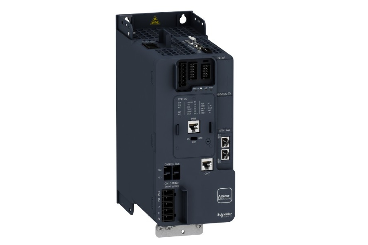 Перетворювач частоти ATV340 5,5кВт 380-480В IP20 Ethernet з ЕМС-фільтром кат.C3 (ATV340U55N4E)