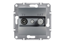 TV-SAT Розетка Кінцева А Asfora Сталь (EPH3400162)