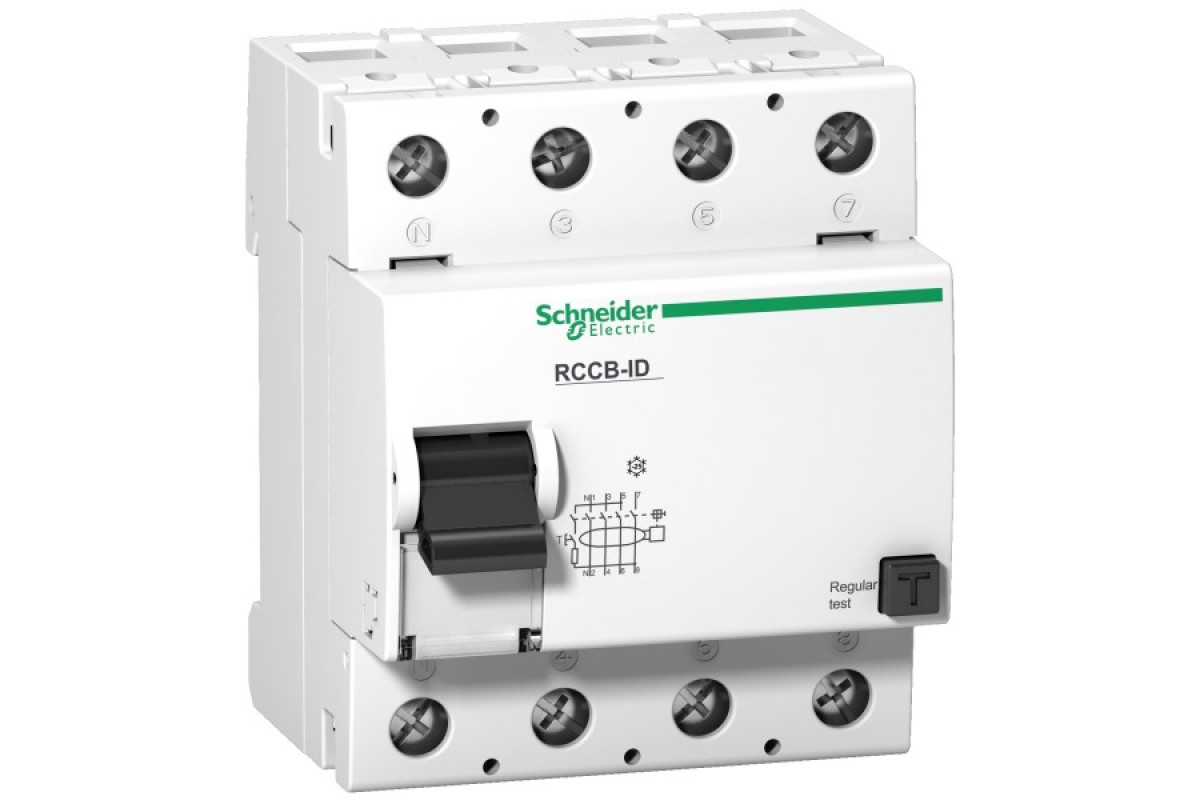Диференційний вимикач RCCB-ID 125A 4P 125A 0,3A AC (16907)