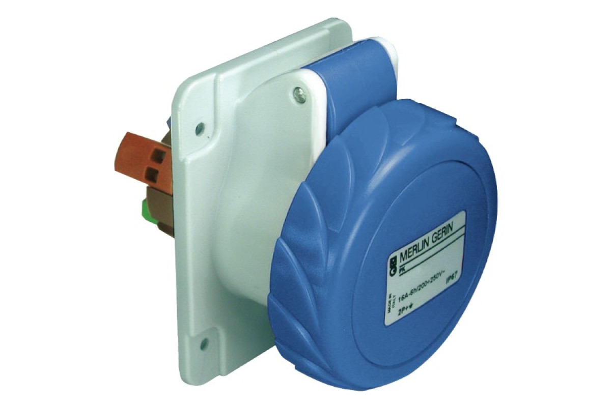 Панельна розетка пряма PRATIKA, конектор (PKY16G725)