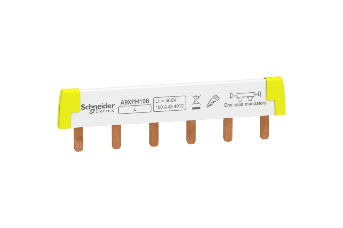 Гребінчаста шинка Schneider Electric 1П.12 модулі 9ММ (A9XPH106)