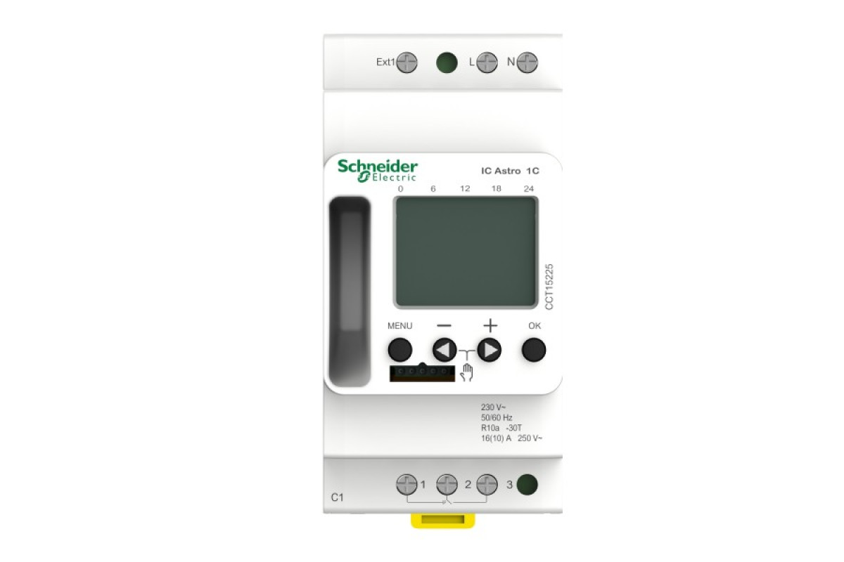 Програмований сутінковий вимикач, Acti9 IC Astro 1C SMART (CCT15225)