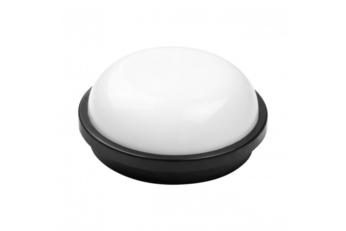 Світлодіодний світильник вологозахищений ARTOS-15 15W IP65 6400К чорний (400-012-127)
