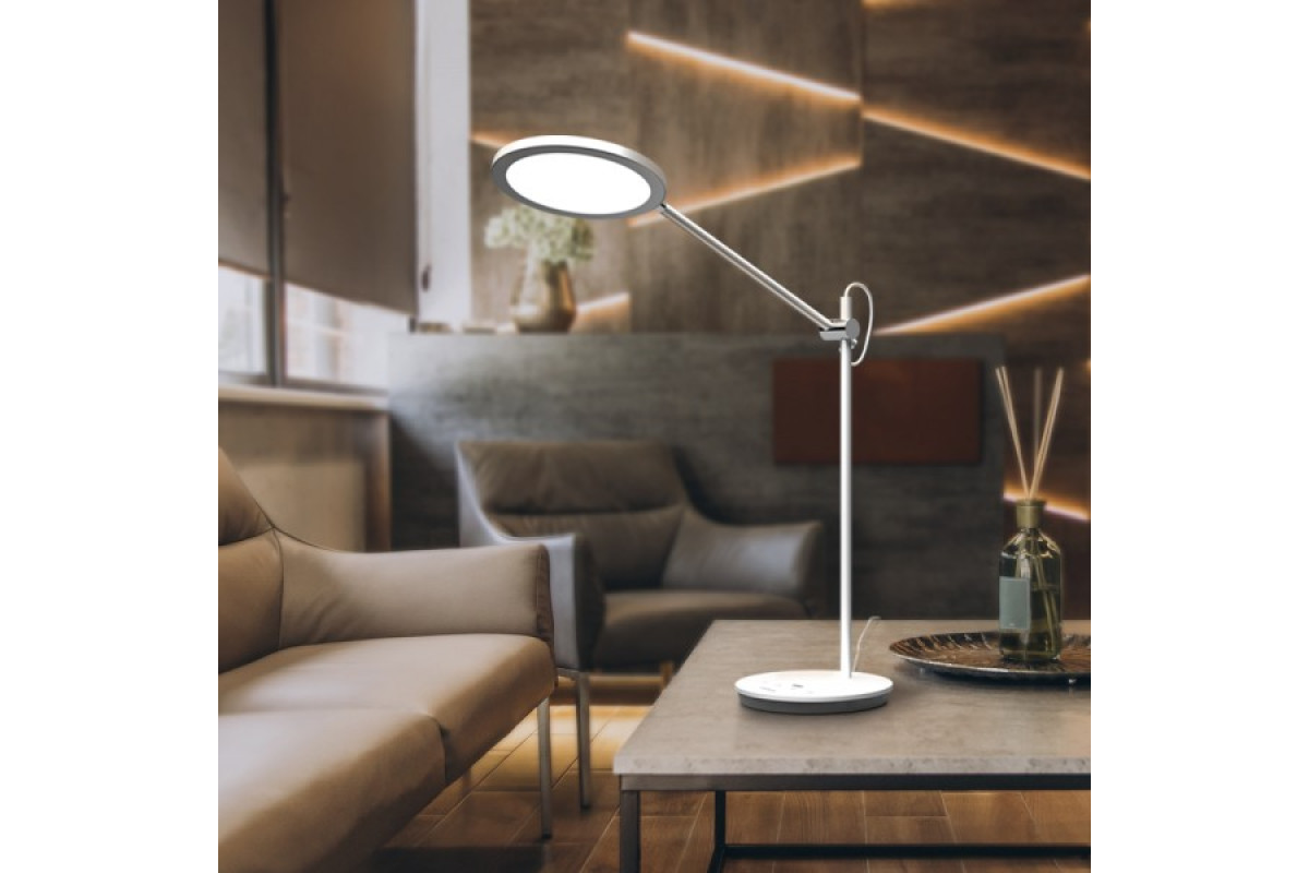 LED лампа настiльна VIDEX VL-TF15W 20W 4100K біла (VL-TF15W)