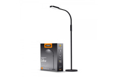 LED торшер чорний VIDEX TF07B 14W 3000-5500K (VL-TF07B)