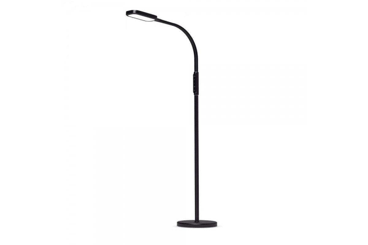 LED торшер чорний VIDEX TF07B 14W 3000-5500K (VL-TF07B)