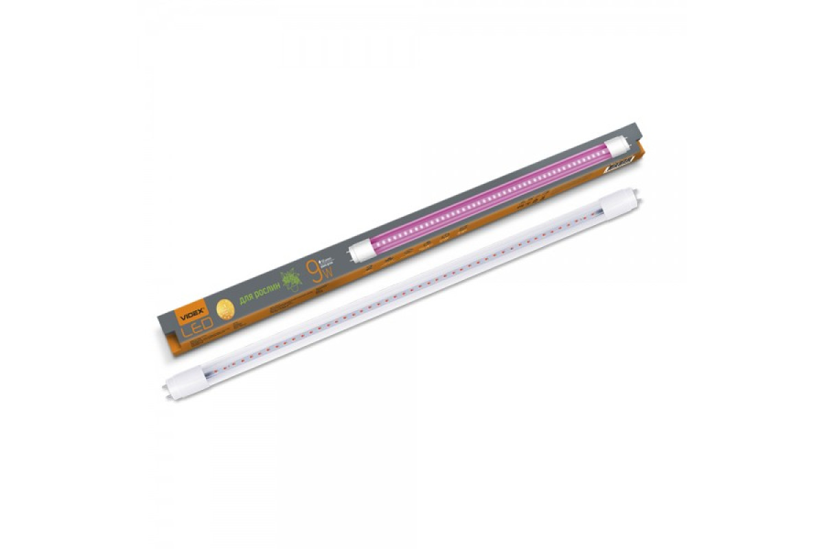 LED FITO лампа VIDEX T8F 9W 0.6M (VL-T8F-0906B)