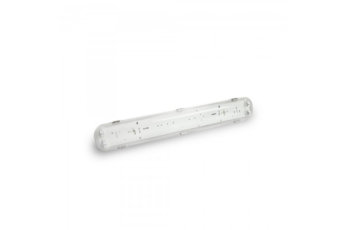 LED світильник IP65 лінійний під лампу 2хТ8 VIDEX 0,6М 220V (VL-BNW-T8062G)
