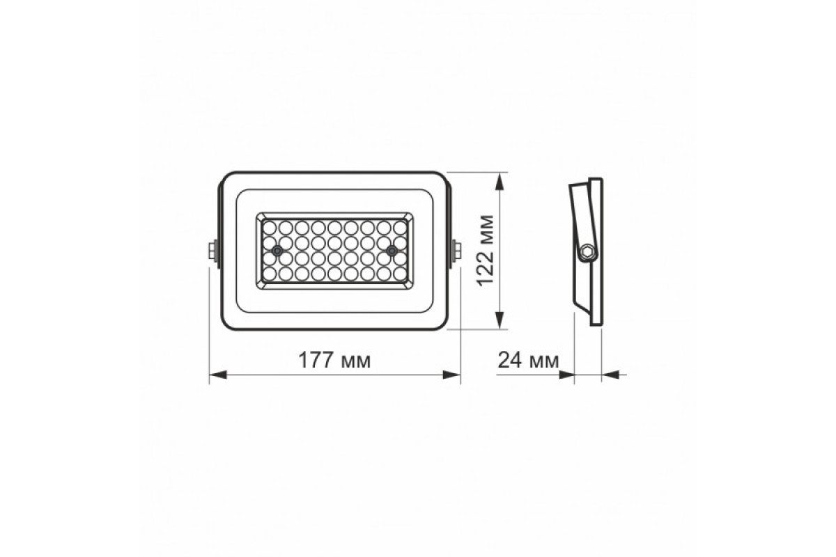 Світлодіодний прожектор VIDEX F2e 30W 5000K (VL-F2e-305W)