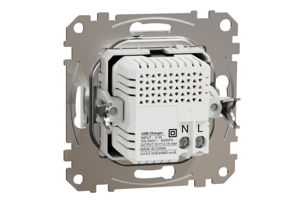 USB розетка A+A 2,1A біла Sedna Design (SDD111401)