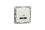 USB розетка A+A 2,1A біла Sedna Design (SDD111401)