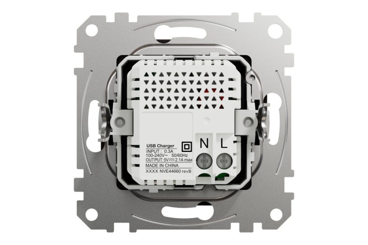 USB розетка A+A 2,1A Венге Sedna Elements (SDD181401)
