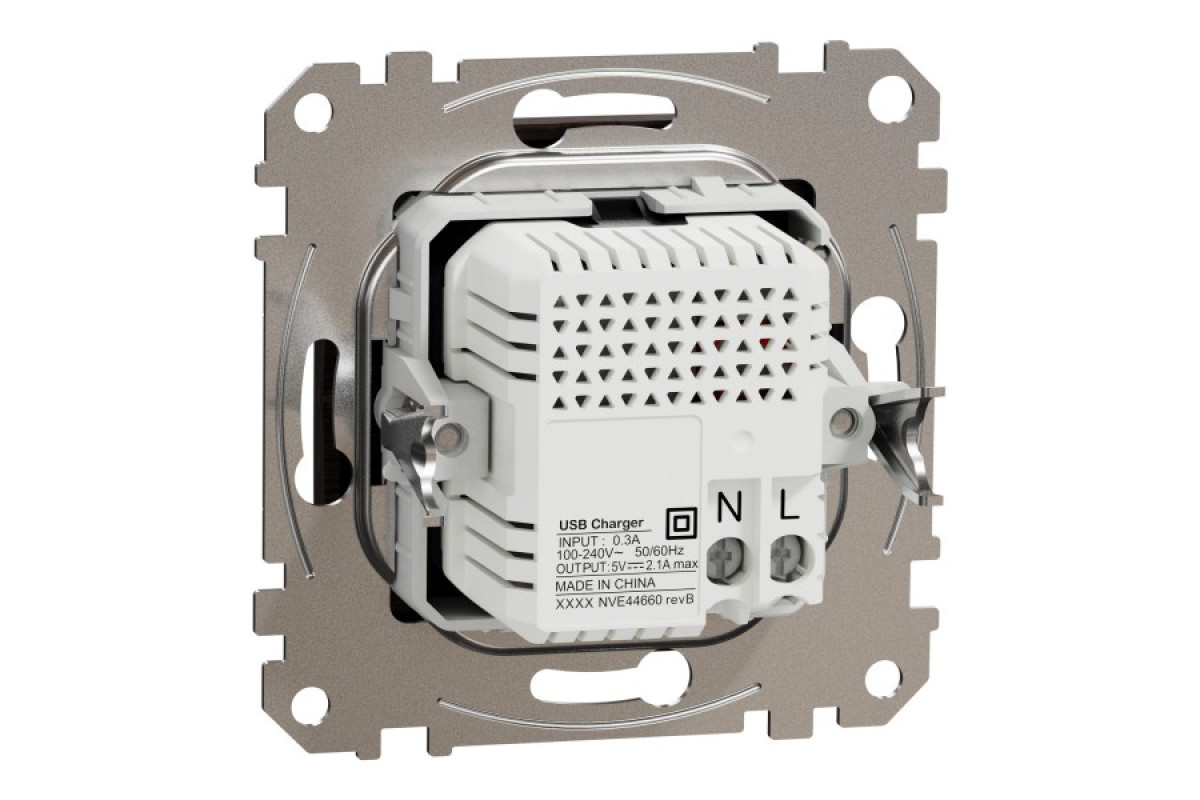 USB розетка A+A 2,1A Венге Sedna Elements (SDD181401)