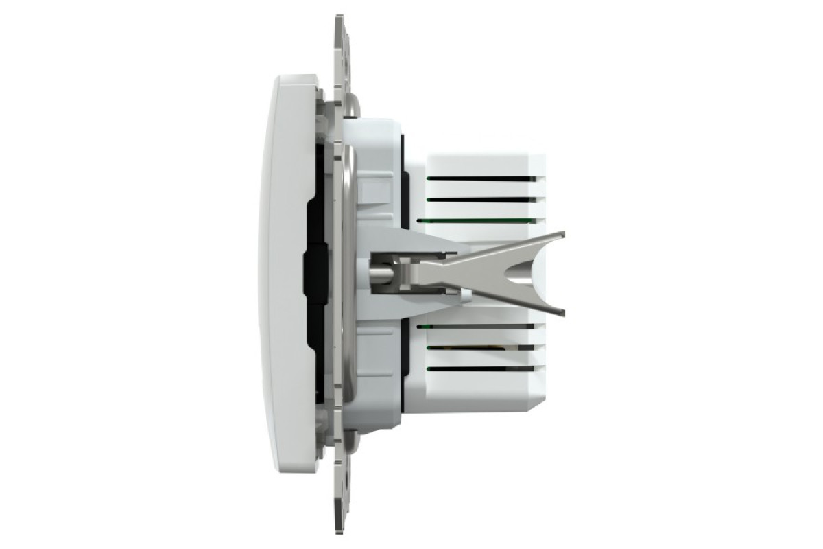 USB розетка, Sedna Design & Elements, тип A+C, 3 A, 21 Вт, білий (SDD111405)