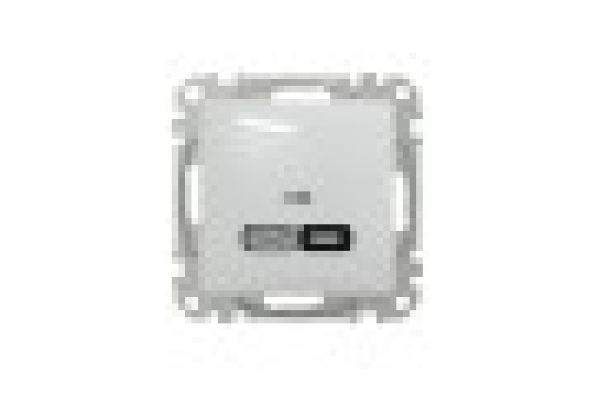 USB розетка, Sedna Design & Elements, тип A+C, 3 A, 21 Вт, білий (SDD111405)