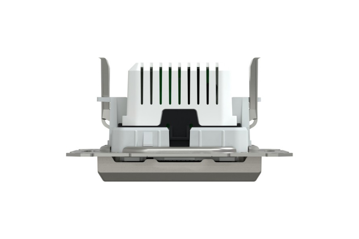 Подвійний зарядний пристрій USB, Asfora, тип A+C, 21 Вт, механізм з супортом, бронза (EPH2700569)