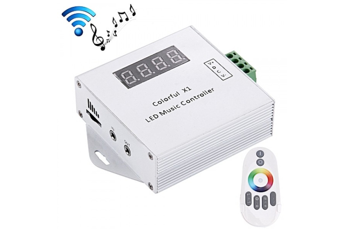 Контролер SMART RGB PROLUM Музичний (6 кнопок; RF; WS2811;WS2812) (402020)