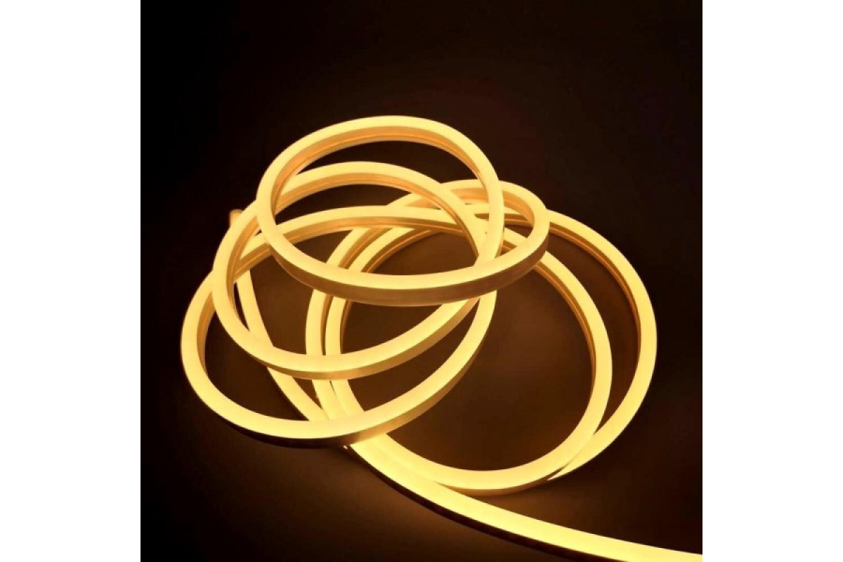 Світлодіодний неон PROLUM™ 8x16, IP68, 12V, Series "SF", Тепло-білий, PRO (120020)