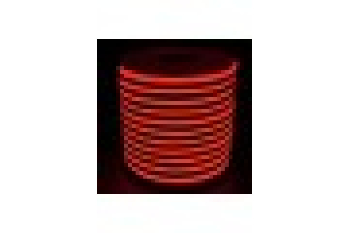 Світлодіодний неон PROLUM™ 8x16, IP68, 220V, Series "GL", Червоний, PRO (160008)