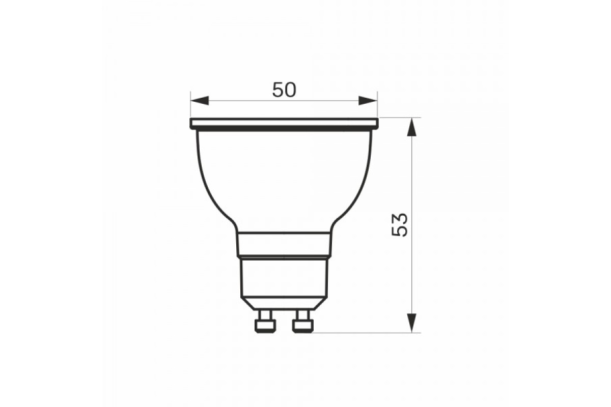 LED лампа TITANUM MR16 6W GU10 4100K (TLMR1606104)