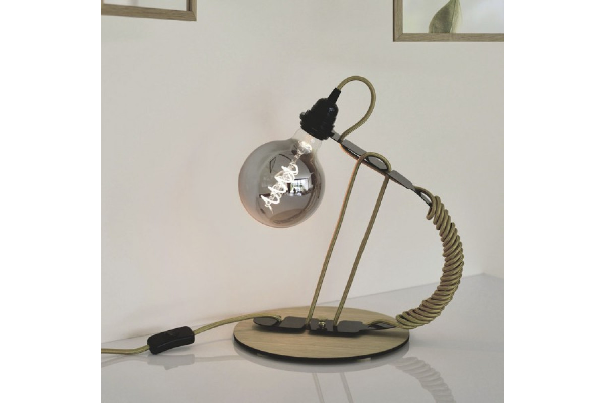 LED лампа VIDEX Filament G95FGD 4W E27 2100K дімерна графіт (VL-G95FGD-04272)