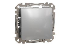 Одноклавішний вимикач Алюміній Sedna Design (SDD113101)