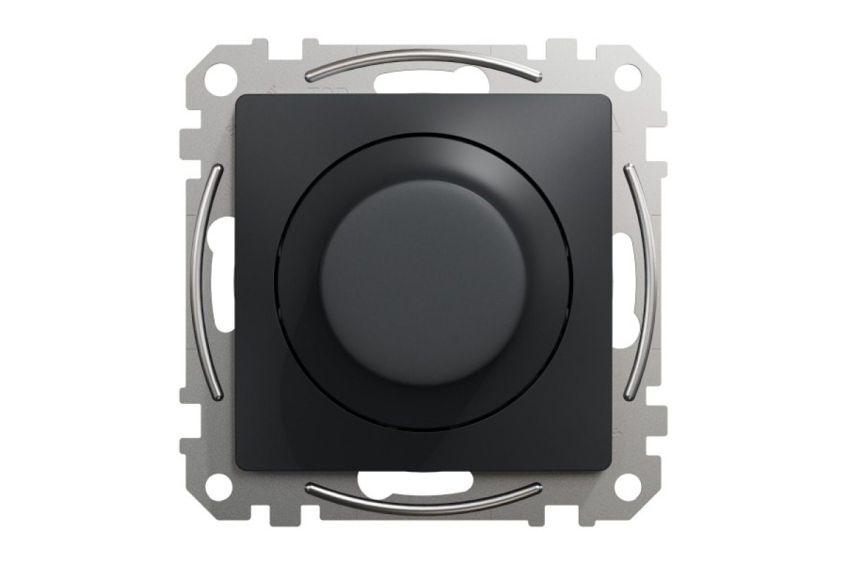 Універсальний поворотний димер для світлодіодних ламп Чорний Sedna Design (SDD114502)