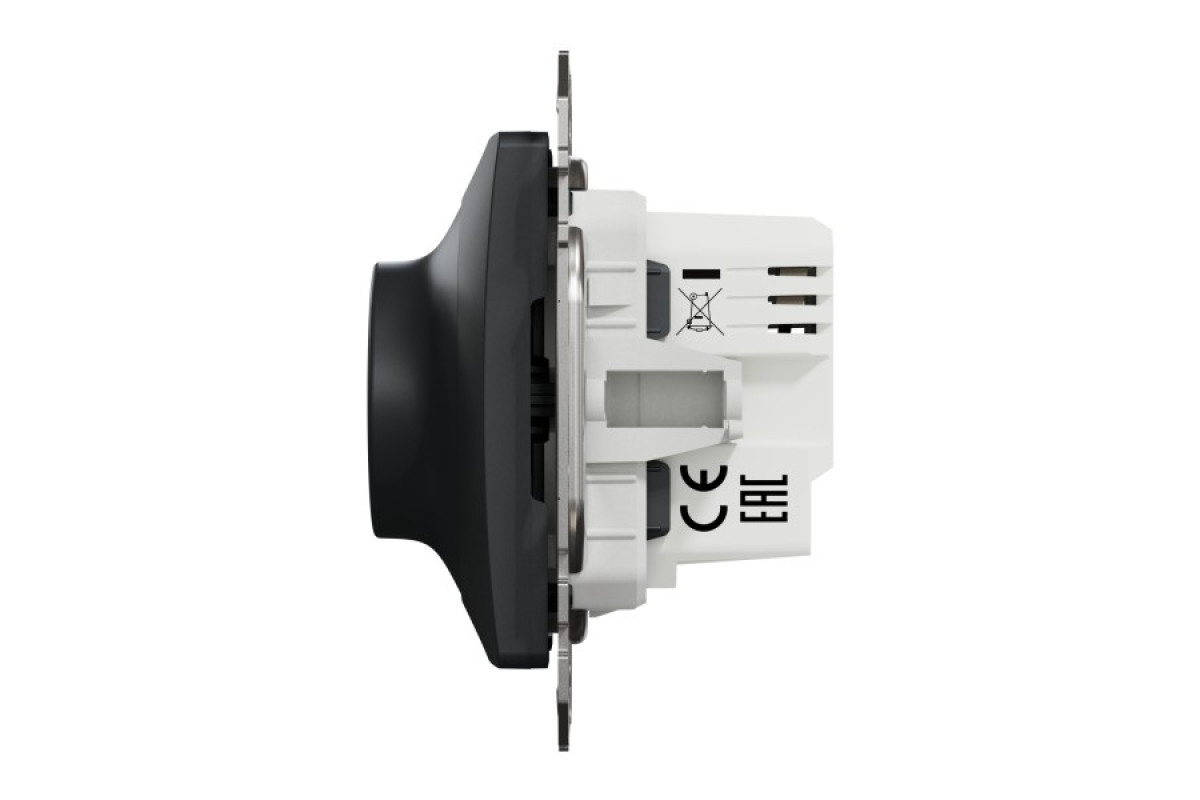 Універсальний поворотний димер для світлодіодних ламп Чорний Sedna Design (SDD114502)