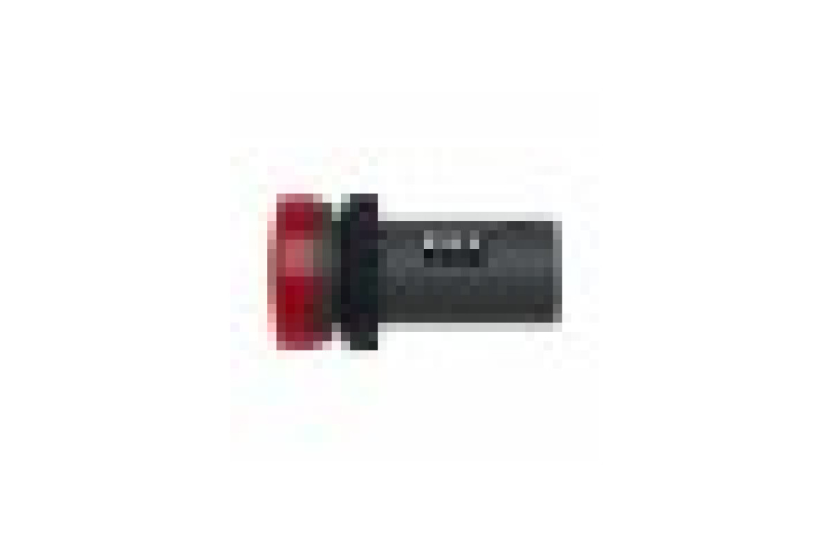 Easy Harmony XA2E, монолітна сигнальна лампа, пластик, червоний, Ø22, вбудований світлодіод, гвинтові клеми, 12 В AC/DC (XA2EVJ4LC)