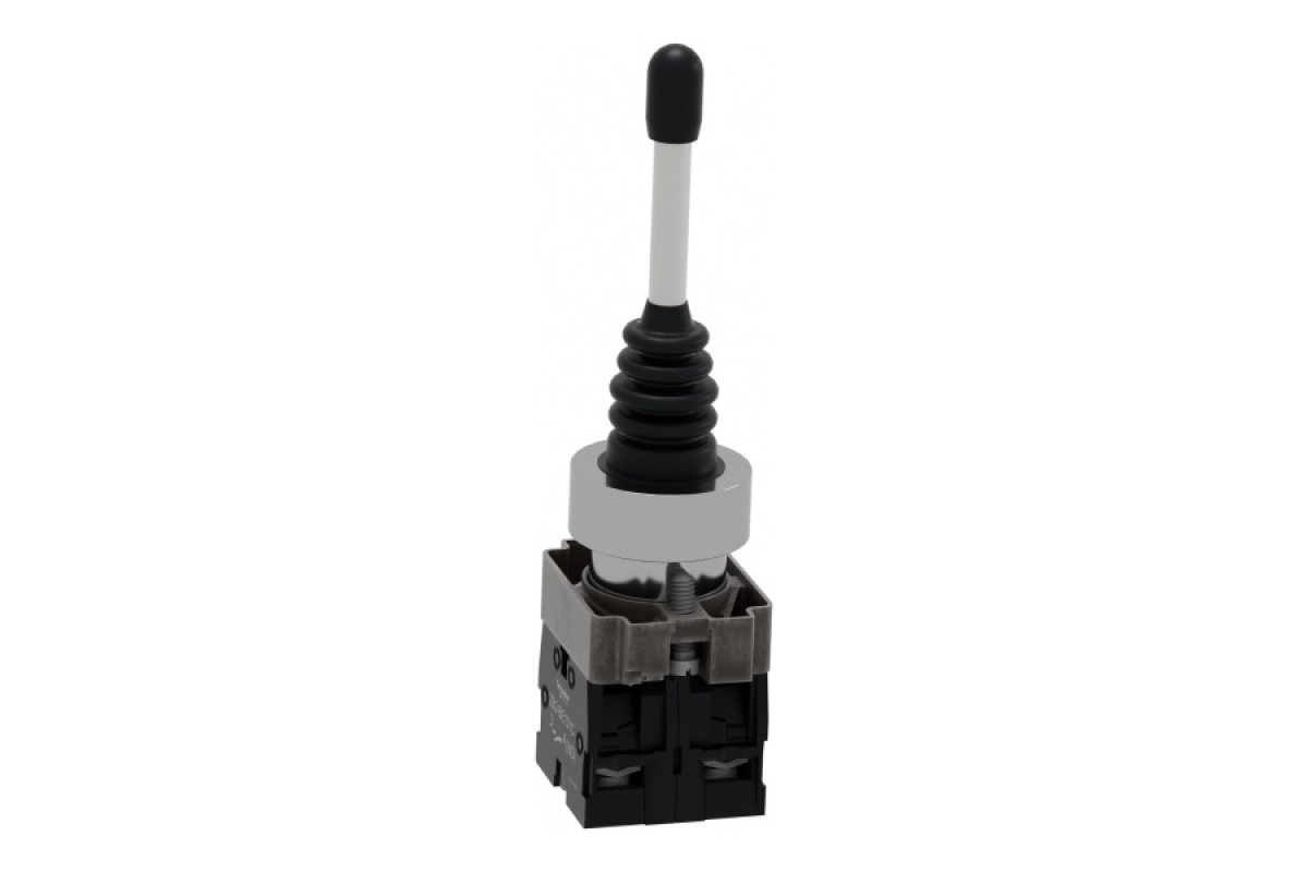 Джойстиковий контролер, Easy Harmony XB2, пластик, 22 мм, 2 напрямки, з фіксацією, 2NO (XD2PA12CR)