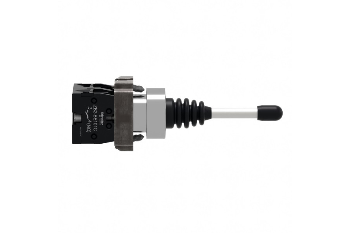 Джойстиковий контролер, Easy Harmony XB2, пластик, 22 мм, 2 напрямки, з фіксацією, 2NO (XD2PA12CR)