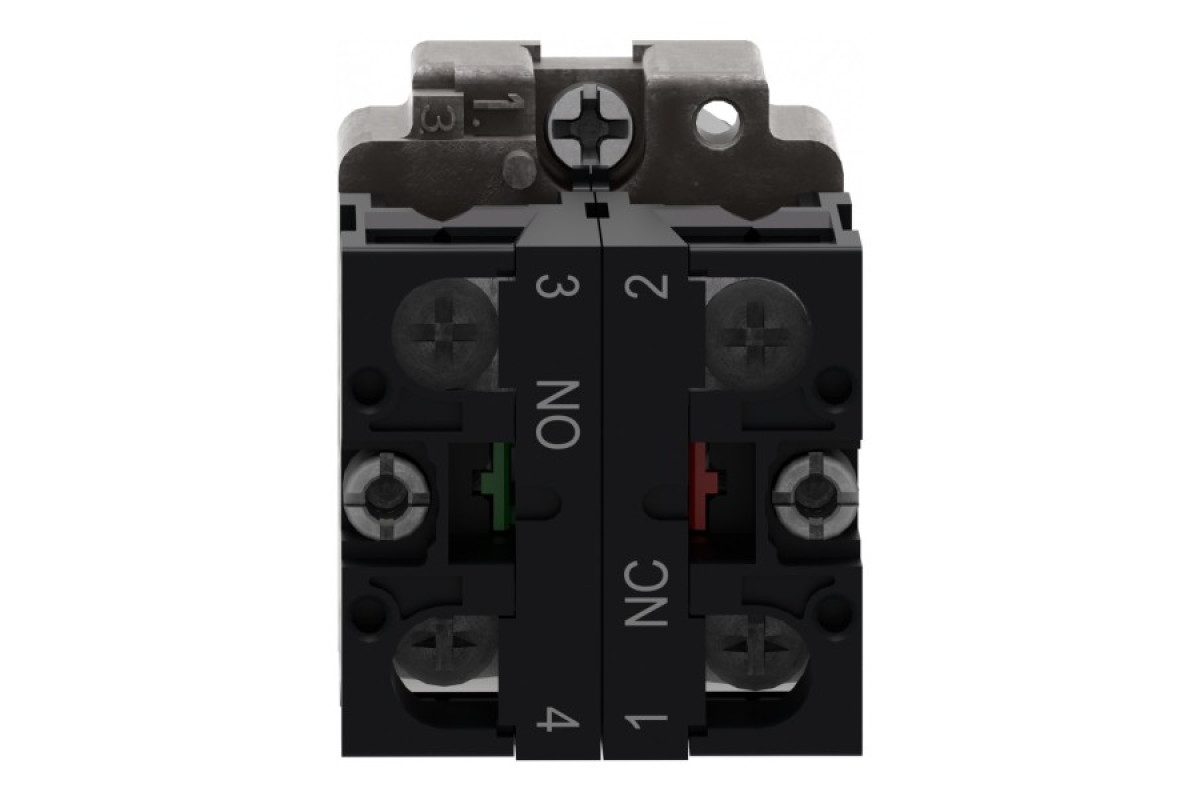 Ключовий перемикач, Easy Harmony XB2, метал, чорний, 22 мм, 2 положення, з фіксацією, ліва сторона висувна, 1NO + 1NC (XB2BG25C)