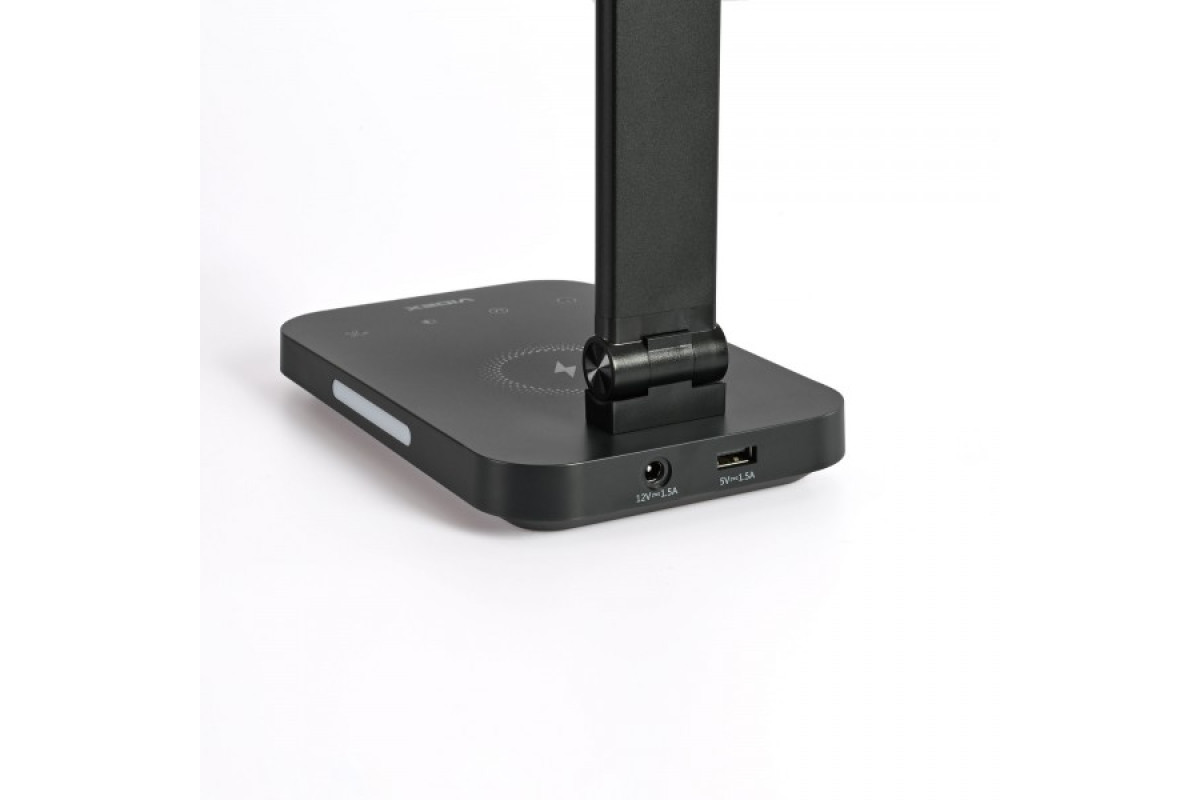 LED лампа настiльна з бездротовою зарядкою VIDEX VL-TF17B 18W 1800-6500K (VL-TF17B)